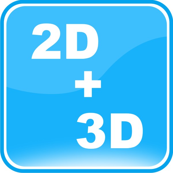 Do 43 rożnych efektów 2D i3D dla tekstu.